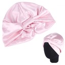 ШАПКА-ТЮРБАН, НОЧНАЯ ШАПКА, СВЕТЛО-РОЗОВЫЙ