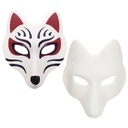 Маска для выпускного Therian Fox Blank 2 шт.