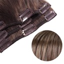 CLIP IN WŁOSY NATURALNE TRESKA DOPINKA 40 CM #8
