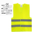 ЖЕЛТЫЙ Светоотражающий жилет Одобрено CE