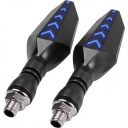 ПОВОРОТНИК МОТОЦИКЛЕТНЫЙ СВЕТОДИОДНЫЕ 17 ДИОД BURSZTYNOWY 12V 4 SZT.  фото 9