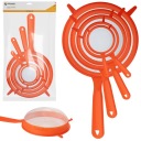 НАБОР ФИЛЬТРОВ ПЛАСТИКОВЫЙ КУХОННЫЙ СИТОР С РУЧКОЙ 5 шт.