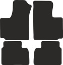 КИЛИМКИ АВТОМОБІЛЬНИЙ GRAFITOWE DO: FIAT DOBLO I KOMBIVAN (2000-2009)  (12795033530) фото min 13