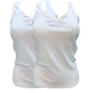 2x ФУТБОЛКА ЖЕНСКАЯ на широких бретелях С ВЫШИВКОЙ XL