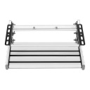 СКЛАДНАЯ РУЧНАЯ СТУПЕНЬКА ДЛЯ ФУРГОНОВ СО СВЕТОДИОДНОЙ ПОДСВЕТКОЙ 12V 150КГ НАГРУЗКА АЛЮМИНИЕВЫЙ СПЛАВ