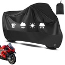 WATERPROOF COVER NA MOTORCYCLE NA DESZCZ OXFORD XXL 190T POLIESTERIS  photo 10