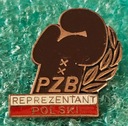 ЗНАК ПОЛЬСКОЙ АССОЦИАЦИИ БОКСА PZB - ПРЕДСТАВИТЕЛЬ ПОЛЬШИ