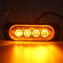 БОКОВАЯ ЛАМПОЧКА ПРЕДУПРЕЖДАЮЩАЯ 12V 4LED ЖЕЛТОЕ ФОНАРЬ O ВЫСОКОГО JASNOSCI M5  фото 8