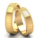 ЭКСКЛЮЗИВНЫЕ ОБРУЧАЛЬНЫЕ КОЛЬЦА С ГЛУБОКИМ ГРЕЧЕСКИМ УЗОРОМ