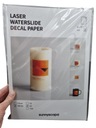 Бумага Laser Waterslide Decal, белая Sunnyscopa, 20 листов