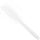 Рукоятки Condor Zero-Stress + перья для дротиков, прозрачные, маленькие, длинные