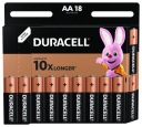 18 ЩЕЛОЧНЫХ БАТАРЕИ DURACELL LR6 AA R6 MN1500