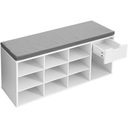 SZAFKA NA BUTY Z SIEDZISKIEM ŁAWKA STOJAK REGAŁ NA OBUWIE