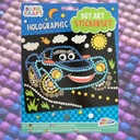 Sada samolepiek Grafix Holografic Dot Art Auto Vek dieťaťa 3 roky +