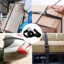 РЕМІНЬ ТРАНСПОРТНИЙ РЕМНІ TRANSPORTAVIMO 2.5CM×2.5M 10SZTUK -ЧОРНИЙ  (18233904413) фото min 5