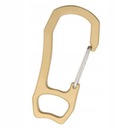 3 латунных карабина для брелка/паракорда