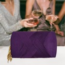 Luxusná večerná kabelka Clutch Peňaženky Dominujúca farba prehľadná