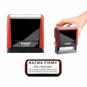 КОРПОРАТИВНАЯ ШТАМПА офисная печать TRODAT 4913 на 8 строк с ЛАСТИКОМ + ДИЗАЙН