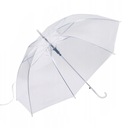 Зонт Прозрачный Белый Свадебный Зонт