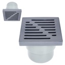 ДРЕНАЖ МАРКИФ FI 110 15x15 ПРЯМОЙ ПЛАСТИК СЕРЫЙ