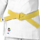 ДЕТСКОЕ КИМОНО ADIDAS KARATEGA РЕГУЛИРУЕМАЯ ДЛИНА 140-150 СМ БЕЛЫЙ ПОЯС
