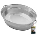 ОЦИНКОВАННАЯ ЧАША 27Л ЧАША ДЛЯ ВАННЫ ЦВЕТОЧНЫЙ ГОРШОК СТАЛЬНОЙ ОВАЛЬНЫЙ ЦВЕТОЧНЫЙ ГОРШОК ЦВЕТЫ ВОДА