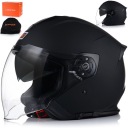 ОТКРЫТЫЙ МОТОЦИКЛЬНЫЙ ШЛЕМ ORIGINE PALIO, МАТОВЫЙ ЧЕРНЫЙ, СКУТЕР CHOPER + BLENDA