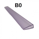 V-полоски для постера B0 с крючками, прозрачные. 100 см