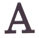 БУКВА А ДЛЯ СТРОИТЕЛЬСТВА ДОМА АДРЕСНЫЕ БУКВЫ 9 СМ КОРИЧНЕВЫЙ