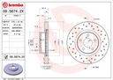 DISCOS ZAPATAS PARTE DELANTERA BREMBO SUBARU LEGACY IV 