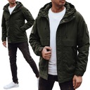 КУРТКА МУЖСКАЯ ПРОЗРАЧНАЯ С КАПЮШОНОМ, ЗЕЛЕНАЯ tx4884 - XXL