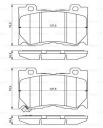 PLAQUETTES FREIN INFINITI AVANT FX G M Q50 Q60 Q70photo 15