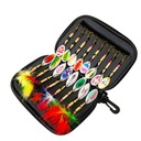 НАБОР СПИННЕРОВ ИЗ 16 СПИННЕРОВ В КОРОБКЕ ДЛЯ СПИННЕРА