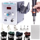 TECHREBAL 858D МАШИНА ДЛЯ СВАРКИ ПЛАСТИКОВ, 700 Вт, СВЯЗУЮЩИЕ МАТЕРИАЛЫ, 7 НАСАДОК, СЕТКА С НАСАДКОЙ НАСАДКИ