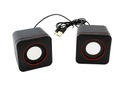 МИНИ-ДИНАМИКИ КОМП 2x3 Вт USB ЧЕРНЫЕ
