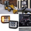 4'' ФАРА РОБОЧИЙ СВЕТОДИОДНЫЕ 12 V 24 V OFFROAD FLASHLIGHT ДЛЯ JEEP SUV ЭКСКАВАТОРА  фото 10