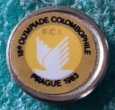 ЗНАК 18-Й ОЛИМПИАДСКОЙ ГОЛУБИ FCI ПРАГА 1983 ГОДА - УМЕНЬШЕННАЯ ВЕРСИЯ