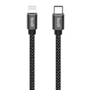 КАБЕЛЬ ДЛЯ ЗАРЯДКИ ТЕЛЕФОНА BUDI STRONG USB-C ДЛЯ LIGHTNING 3M BRAID PD 20W
