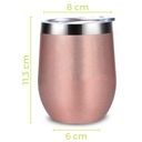 Matero Termico inox Rose Gold 360мл терморозовый и золотой