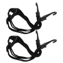 2 SZT. BLACK ELASTIC BELT DO HELMET MOTOCIKLINIO Z RUBBER  photo 5