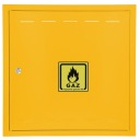 Газовая душевая дверь 60x90 ЖЕЛТАЯ