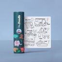 HeyDoodle Силіконовий килимок для розфарбовування формату А4 - Транспортні засоби