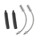 2x FAJKA + GUMKA DO HAMULCA V-BRAKE 90 STOPNI ZESTAW KOMPLET