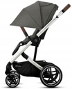 КОЛЯСКА CYBEX BALIOS S LUX SLV GREY серая кожаная ручка