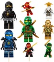 ТОПЕРЫ ТОПЕРЫ ДЛЯ ТОРТА ЧАШКИ NINJAGO УКРАШЕНИЯ NINJA GO НА ДЕНЬ РОЖДЕНИЯ 8 шт.