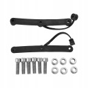2PCS MOTOCIKLAS ENGINE GUARD GUARD ABS BLACK PROTECTOR REPLACEMENT H7  photo 7