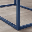 IKEA VIKHAMMER Nočný stolík, modrý, 40x39 cm Značka Ikea