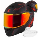 МОТОЦИКЛЬНЫЙ ШЛЕМ CASSIDA GT2 + ВЕТРОВОЕ СТЕКЛО С ЗЕРКАЛОМ XS