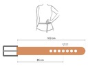 Женский кожаный ремень 4см COGNIA LEATHER CLASSIC #1 C