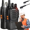 KRÓTKOFALÓWKI WALKIE TALKIE RADIOTELEFON DUŻY ZASIĘG 5W 1500 mAh